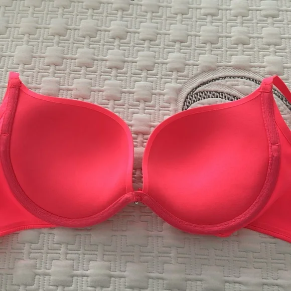 Victoria's Secret plunge Hot Pink Bra 34C - Picture 6 of 8